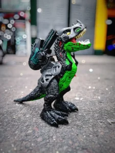 DINOSAURIO LANZA DARDOS HUMO Y MASCARA NY061B (BOX X12)