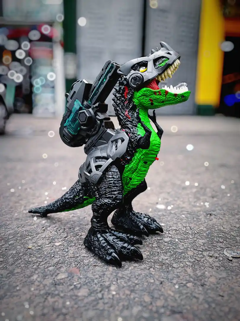 Dinosaurio Lanza Dardos Humo y Mascara Ref NY061B (Box X 12)05 DINOSAURIO LANZA DARDOS HUMO Y MASCARA NY061B (BOX X12) - Imagen 1