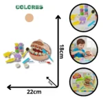 SET PLASTILINA DENTISTA SM8097 (BOX X48)