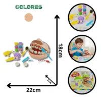 SET PLASTILINA DENTISTA SM8097 (BOX X48)