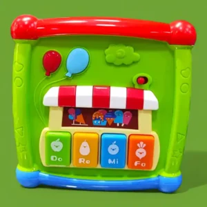 CUBO MUSICAL DIDACTICO BEBE HE0520 (BOX 24) - Imagen 3