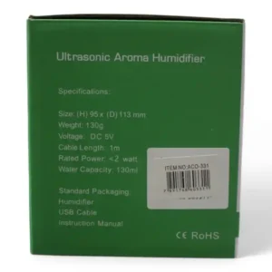 HUMIFICADOR REDONDO TIPO MADERA ACO-331 - Imagen 2