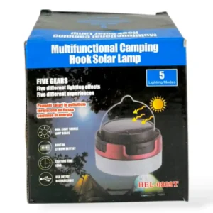 LINTERNA SOLAR MULTIFUCTIONAL CAMPING HEL-0809T - Imagen 2