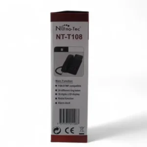 TELÉFONO ALÁMBRICO NANOTEC NT-T108 (BOX 20) - Imagen 2