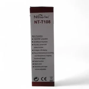 TELÉFONO ALÁMBRICO NANOTEC NT-T108 (BOX 20) - Imagen 3