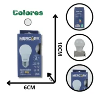 BOMBILLO MERCURY LED 9W MER-08