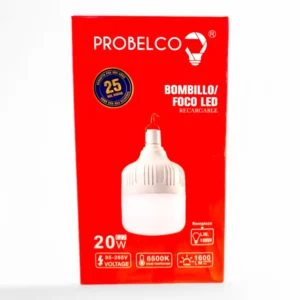 BOMBILLO PROBELCO 20W RECARGABLES GL-026A (BOX X100)