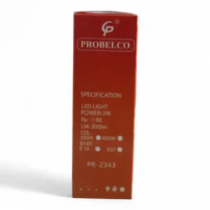 BOMBILLO PROBELCO 3W LAGRIMA (BOX 200) - Imagen 4
