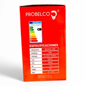 BOMBILLO PROBELCO RECARGABLE 50W GL-026C (BOX X50) - Imagen 2