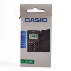 CALCULADORA CASIO HL-820LV-BK ORIGINAL - Imagen 2
