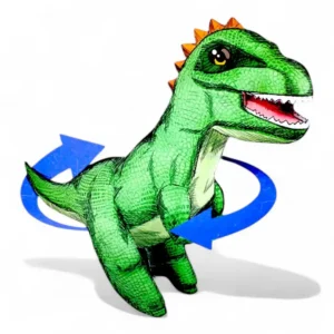 DINOSAURIO INFLABLE CONTROL REMOTO E9001