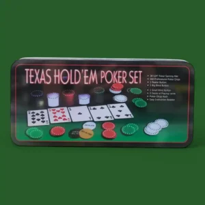 JUEGO DE POKER FICHAS CAJA METALICA BN3458 (BOX X12)