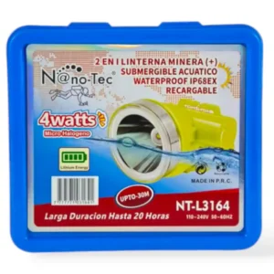 LINTERNA MINERA ACUÁTICA NANOTEC NT-L3164 (BOX X100) - Imagen 2