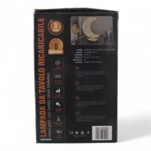 LÁMPARA DE LUNA TÁCTIL MH-8208 - Imagen 3