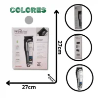 MÁQUINA PATILLERA NANOTEC RECARGABLE DIGITAL NT-CP635 (BOX X20)