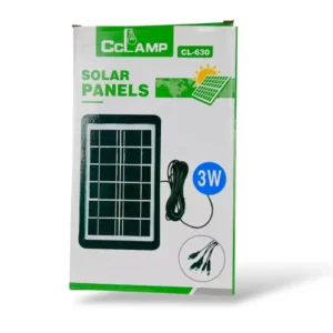 PANEL SOLAR 3W CL-630 (BOX X 60) - Imagen 2