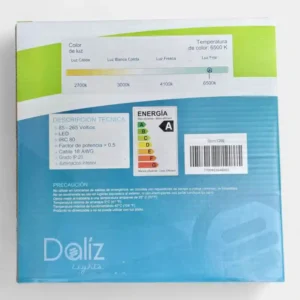 PANEL LED DALIZ 18W SOBREPONER REDONDO 1266 - Imagen 3