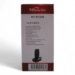 RADIO VENTILADOR NANOTEC NT-R1256 (BOX X16) - Imagen 3