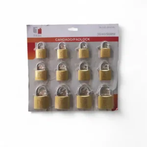 SET DE CANDADOS X12 BN3308 PADLOCK 25-32-38