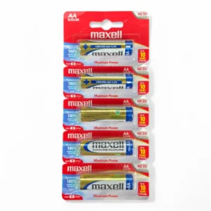 PILA MAXELL ALKALINA AA CARTÓN X 5