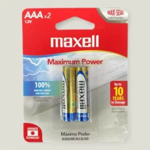 PILA MAXELL ALKALINA AAA X2 LR03-1BP