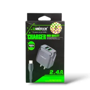 CARGADOR RAMITECH TIPO C RAM-X2 2.4A