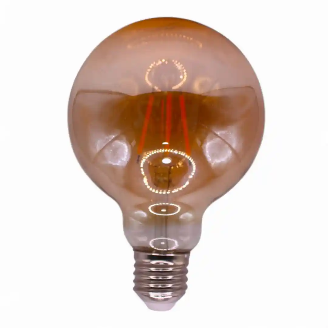 BOMBILLO INFINITA AMBAR TIPO GLOBO INFG95 G95 4W-01 BOMBILLO INFINITA AMBAR TIPO GLOBO INFG95 G95 4W - Imagen 1