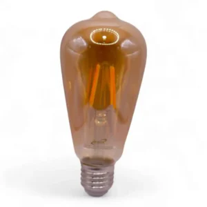 BOMBILLO INFINITA AMBAR TIPO PERA 4W INFST64 ST64