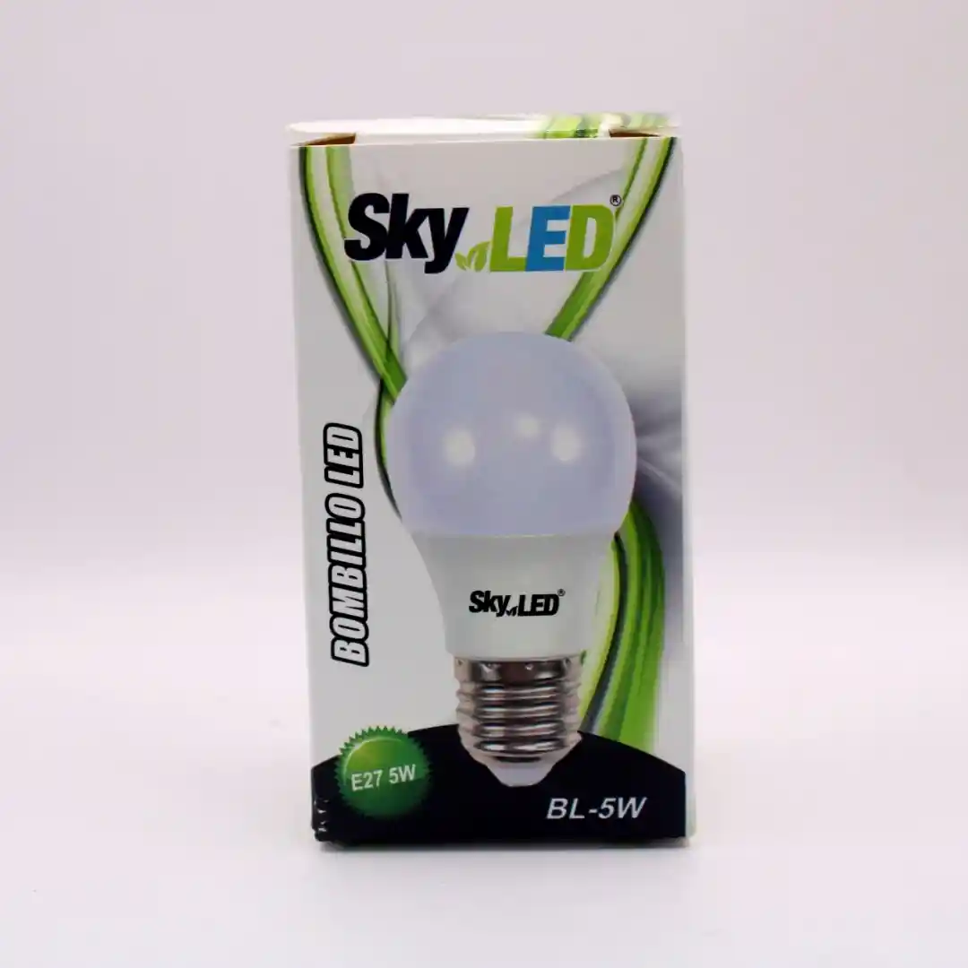 BOMBILLO SKYLED 5W BL-5W-01 BOMBILLO SKYLED 5W BL-5W - Imagen 1