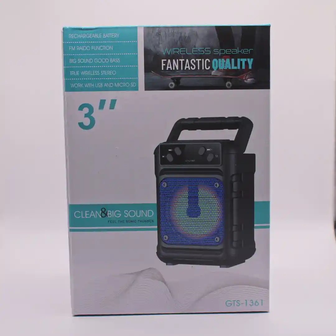 PARLANTE FANTASTIC QUALITY 3 GTS-136102 PARLANTE FANTASTIC QUALITY 3" GTS-1361 - Imagen 1