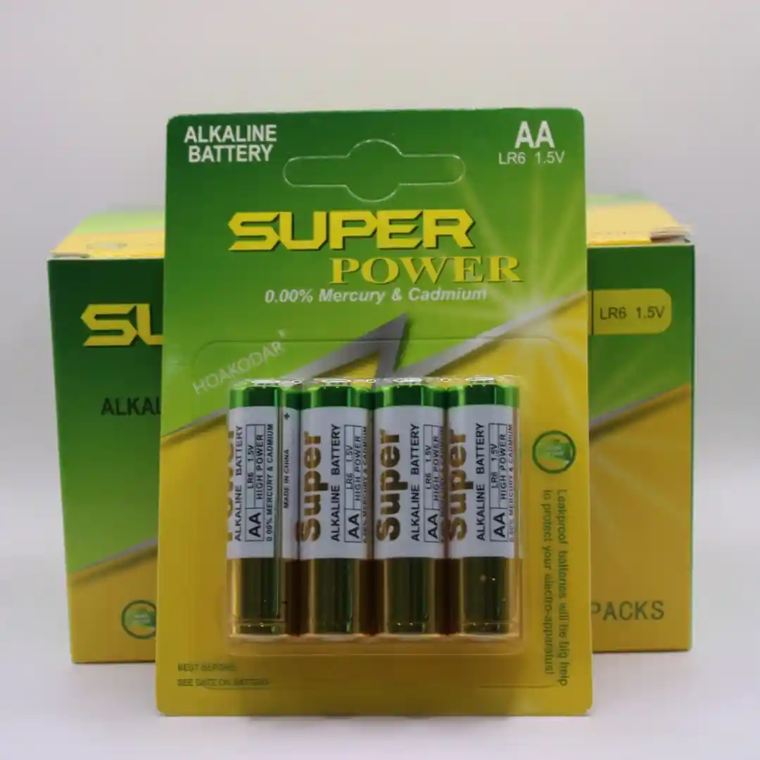 PILA SÚPER POWER AA X4 (BOX X12)-01 PILA SÚPER POWER AA X4 (BOX X12) - Imagen 1