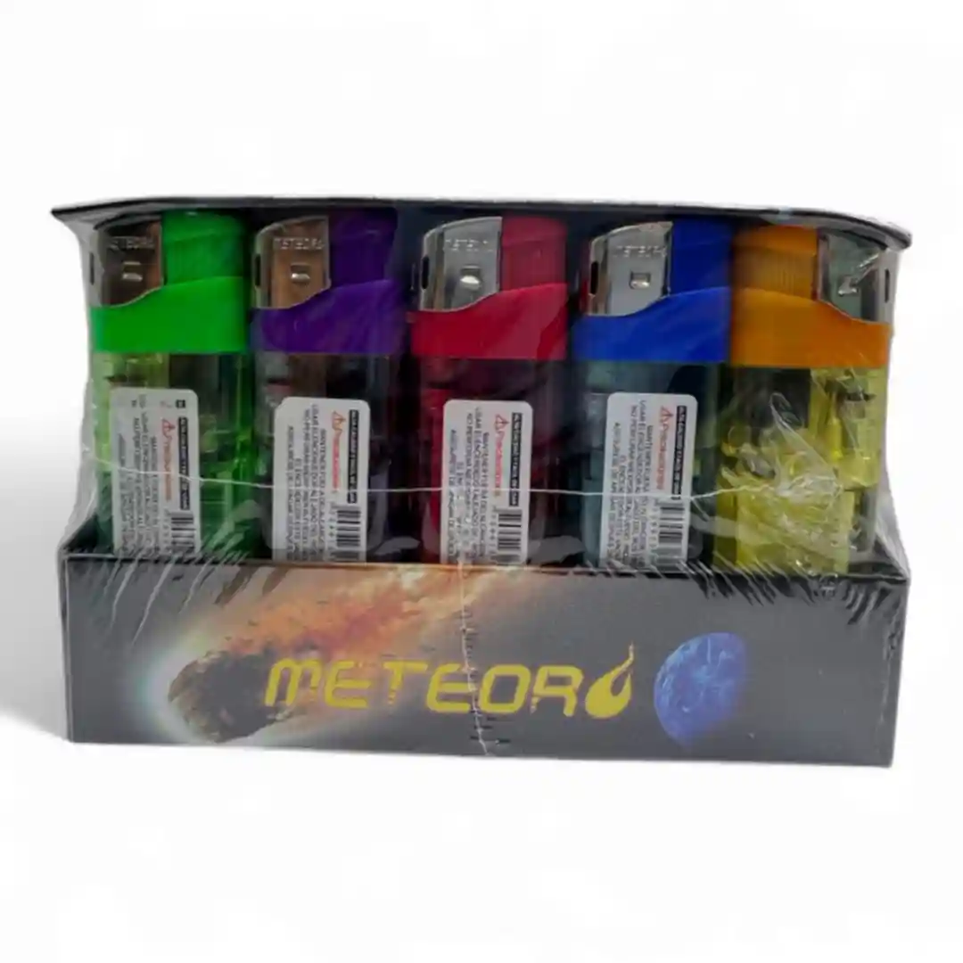 ENCENDEDOR ELÉCTRICO METEORO RB-220 CAJA X 50-01 ENCENDEDOR ELÉCTRONICO METEORO RB-220 CAJA X 50 (BOX 1000) - Imagen 1