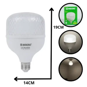 BOMBILLO LED CUBIERTA DE DIAMANTE 50W MACAO MC-ZS-50W