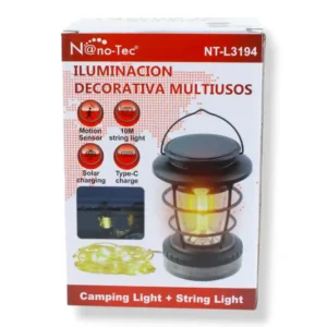 LÁMPARA CAMPING NANOTEC NT-L3194 (BOX X0) - Imagen 4