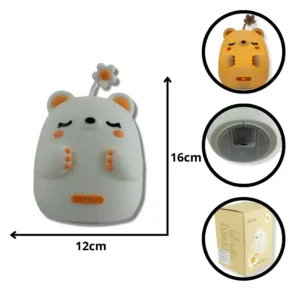 LÁMPARA OSO CON FLOR SLT2712 ZAY-L03