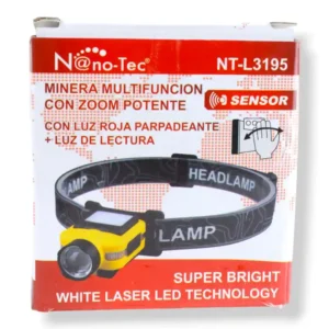 LINTERNA MINERA NANOTEC NT-L3195 (BOX X90) - Imagen 2