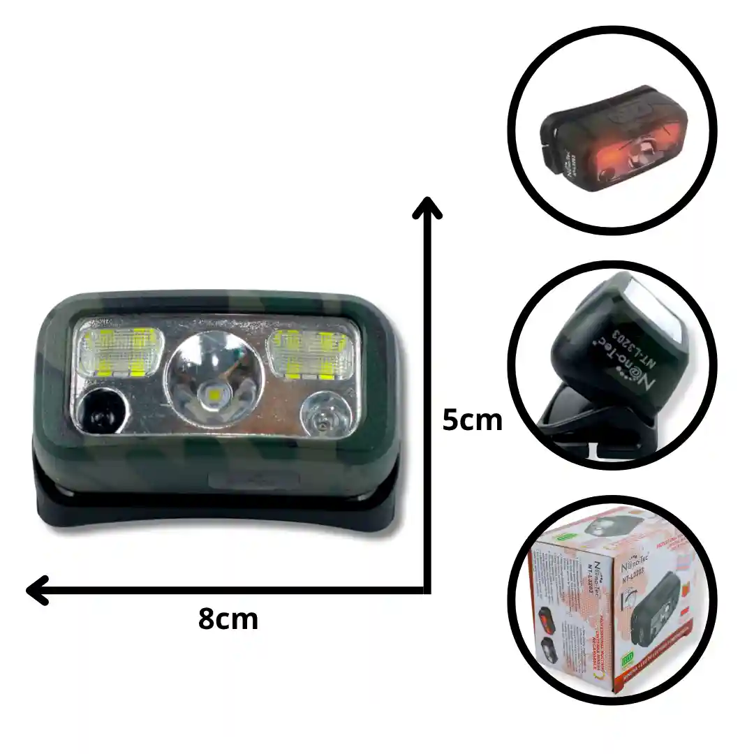 LINTERNA MINERA NANOTEC NT-L3203-01 LINTERNA MINERA NANOTEC NT-L3203 (BOX X200) - Imagen 1