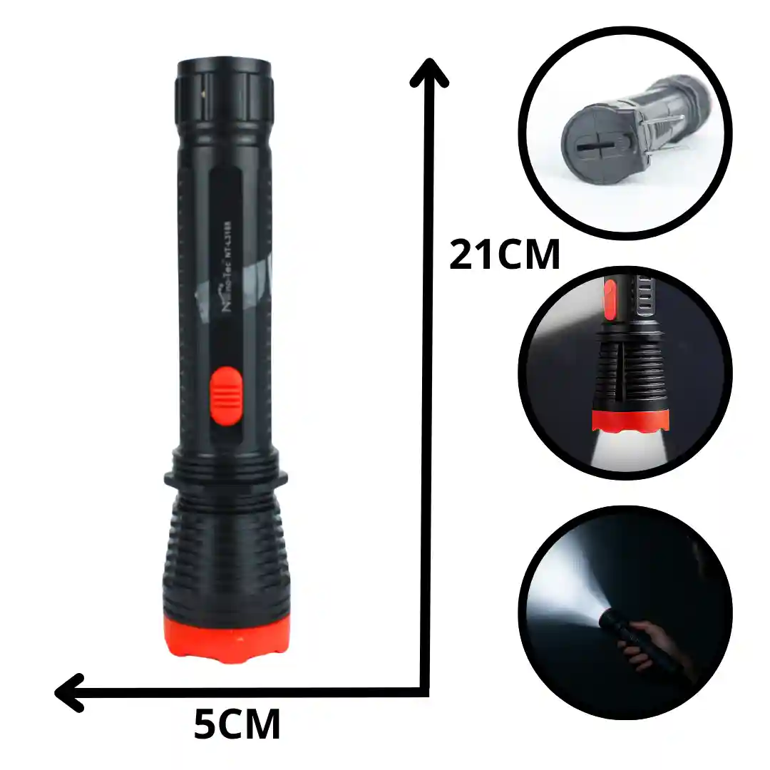 LINTERNA NANOTEC NT-L3168-03 LINTERNA NANOTEC NT-L3168 (BOX X150) - Imagen 1