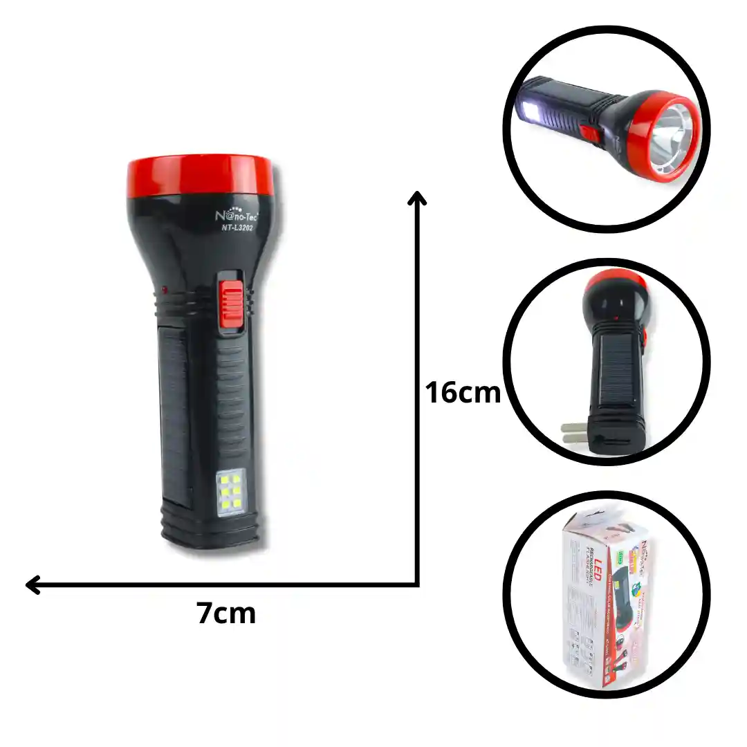 LINTERNA NANOTEC NT-L3202-01 LINTERNA NANOTEC NT-L3202 (BOX X120) - Imagen 1