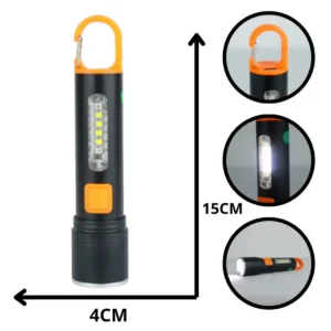 LINTERNA NANOTEC CAJA NARANJA NT-L3205 (BOX X120)