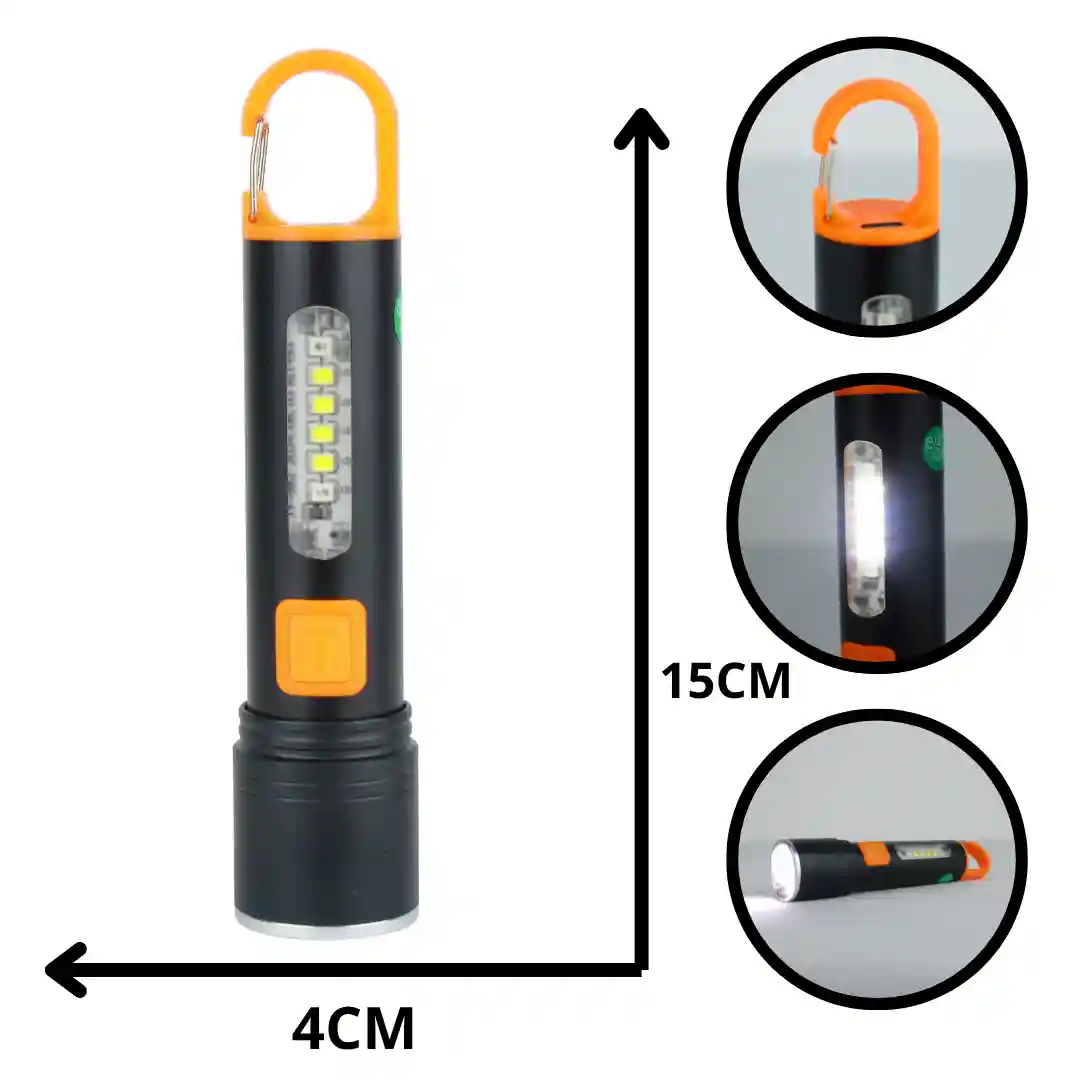 LINTERNA NANOTEC NT-L3205-04 LINTERNA NANOTEC CAJA NARANJA NT-L3205 (BOX X120) - Imagen 1
