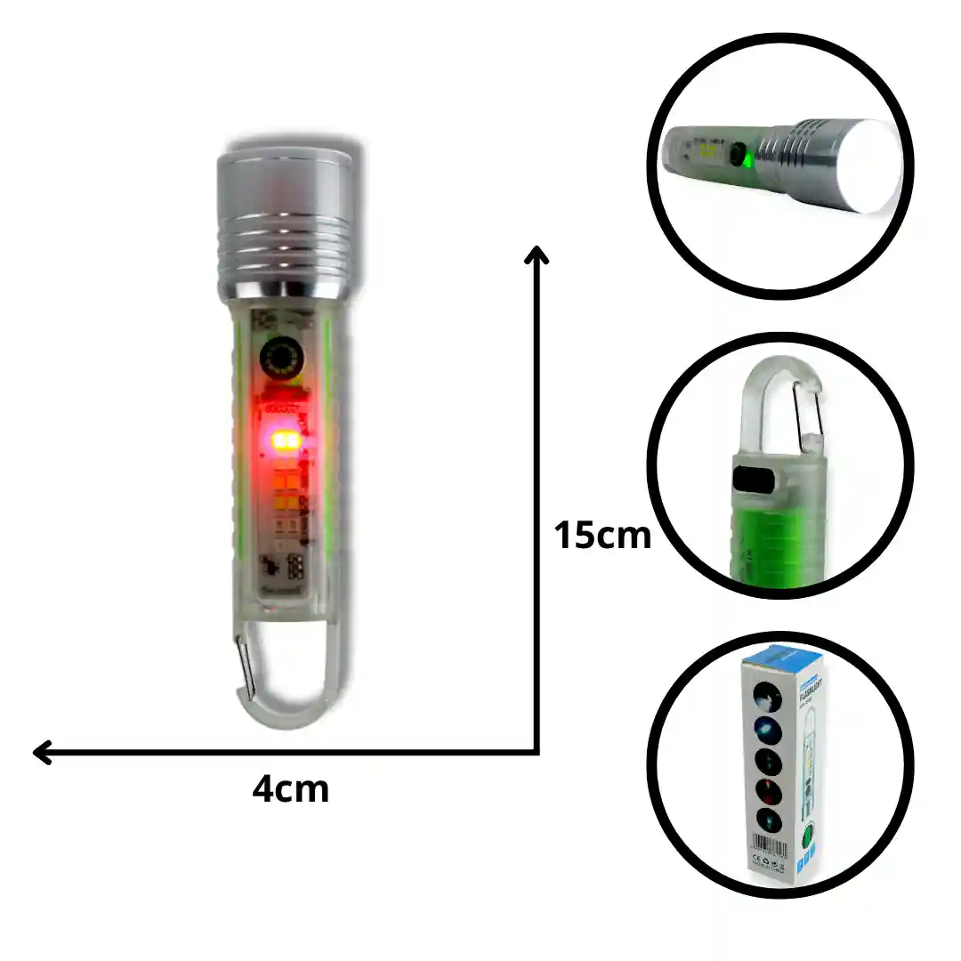 LINTERNA TRANSPARENTE CX-530A-01 LINTERNA TRANSPARENTE CX-530A (BOX X240) - Imagen 1