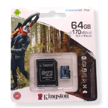 MEMORIA MICRO SD 64GB CANVAS KINGSTON SDCS2/64GB