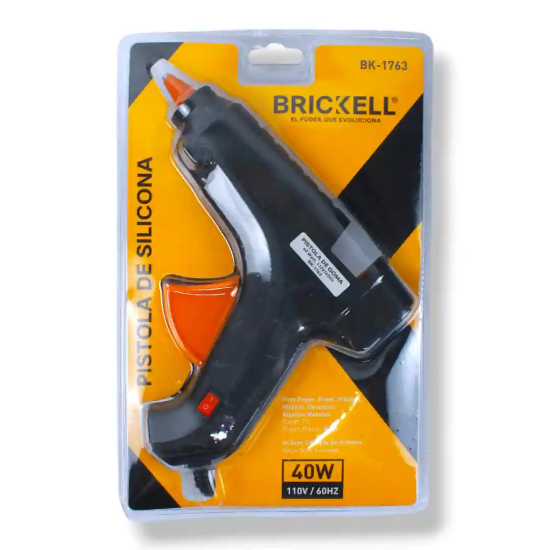 PISTOLA DE SILICONA GRANDE 40W BK-1763-01 PISTOLA DE SILICONA GRANDE 40W BK-1763 - Imagen 1