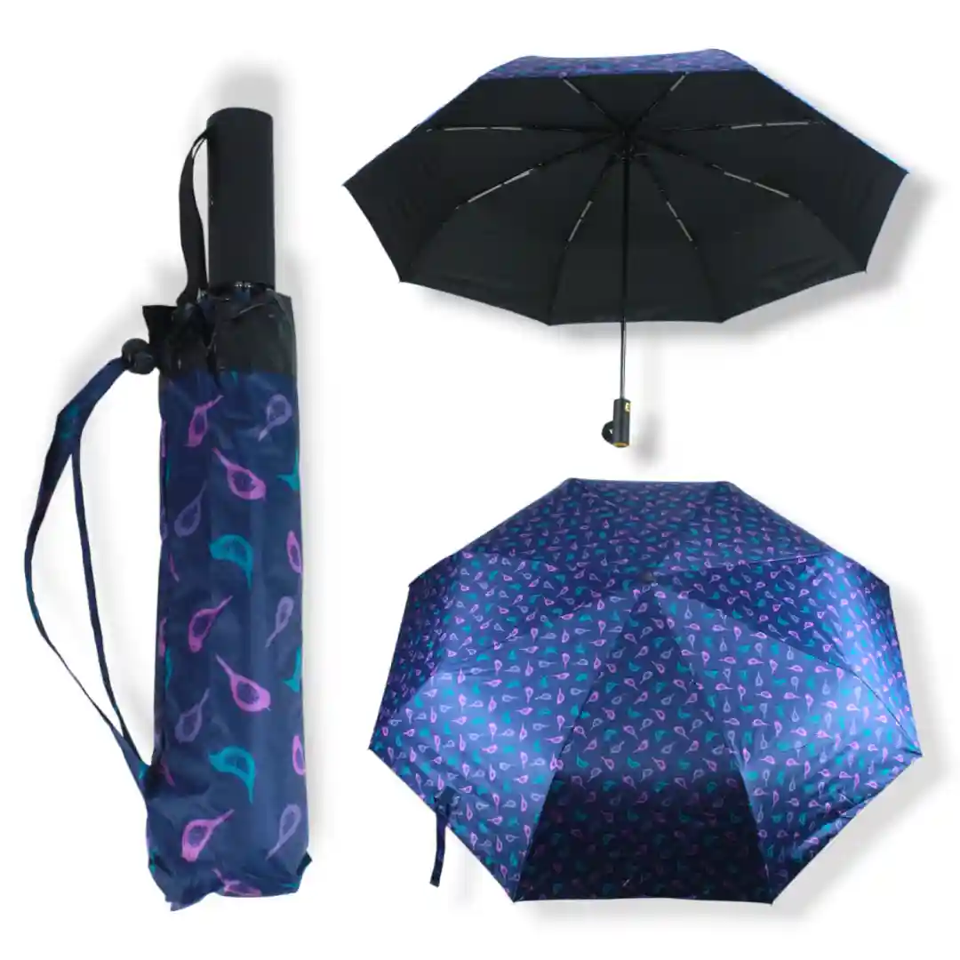 SOMBRILLA ESTAMPADA DOBLE AUTOMÁTICA JC-067-4-01 SOMBRILLA ESTAMPADA DOBLE AUTOMÁTICA JC-067-4 - Imagen 1