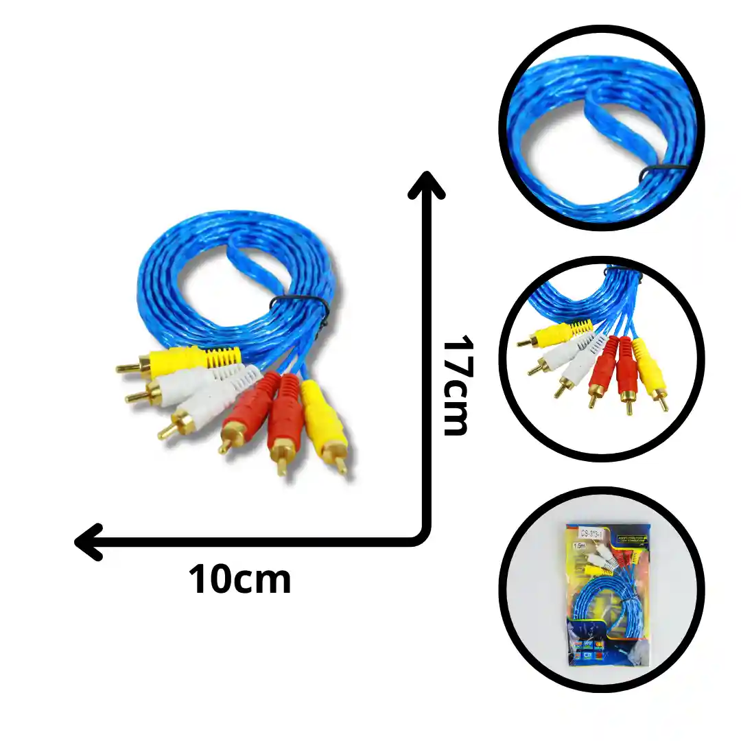 CABLE 3X3 1.5M SILICONADO CS-3-3-1-04 CABLE 3X3 1.5M SILICONADO CS-3*3-1 - Imagen 1