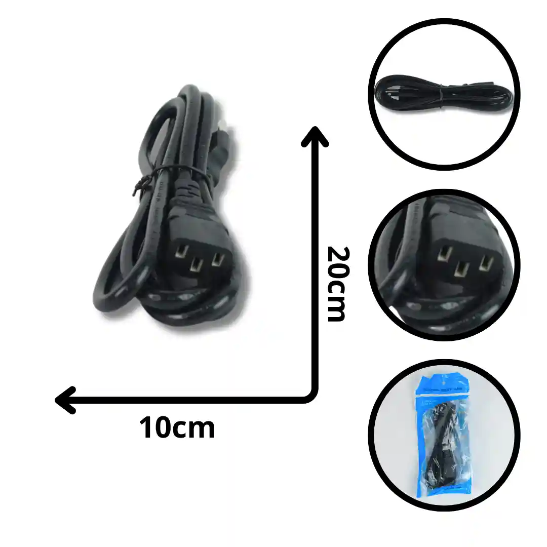 CABLE DE PODER PLANO CP-PE-01 CABLE DE PODER PLANO CP-PE - Imagen 1