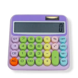 CALCULADORA COLORES PASTEL DX-8866 (BOX X80) - Imagen 3
