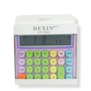 CALCULADORA COLORES PASTEL DX-8866 (BOX X80) - Imagen 5
