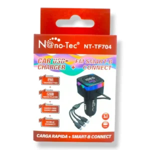 CARGADOR DE CARRO NANOTEC NT-TF704 (BOX X100) - Imagen 4